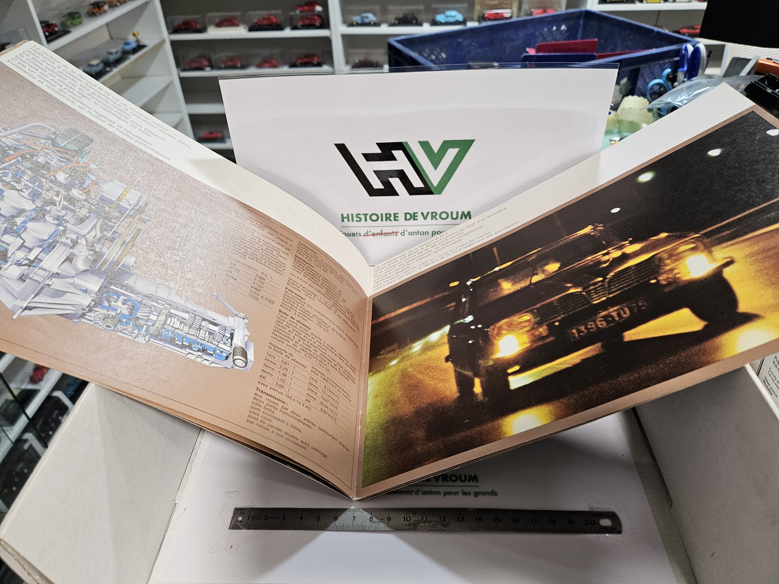 Rare Dépliant / Brochure D'origine Renault 16 TS (R16 TS) — Dépliant 4 Volets (1968-1970) – Image 5