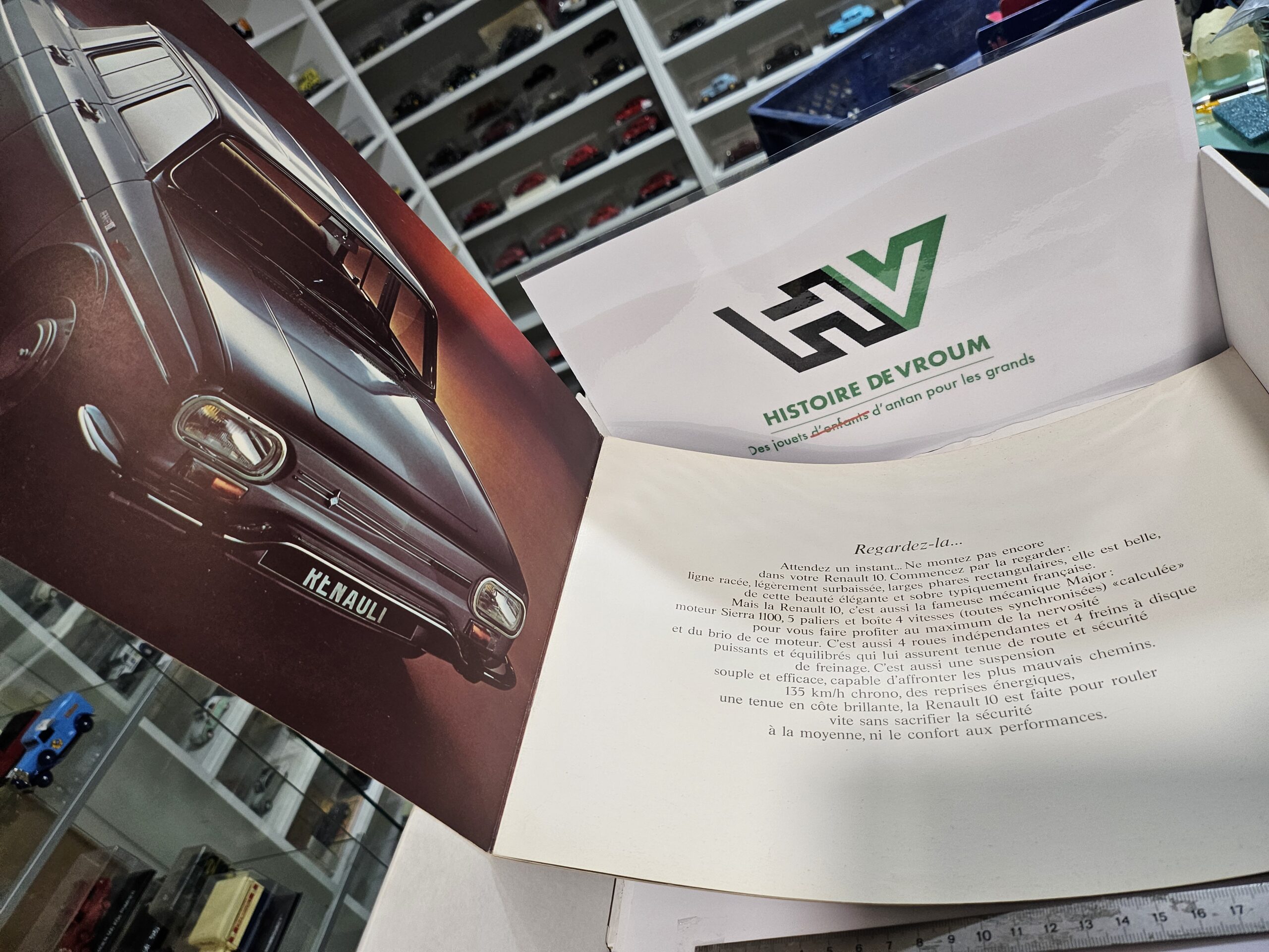 Brochure commerciale originale Renault 10 (R10) – Années 60 – Image 3