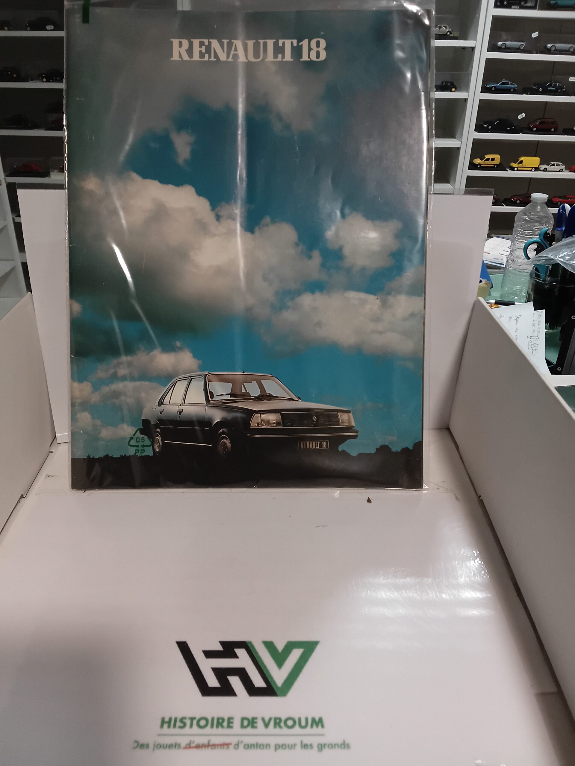 Brochure Commerciale Originale Renault 18 (R18) - Années 80 - Nuancier et Teintes – Image 2