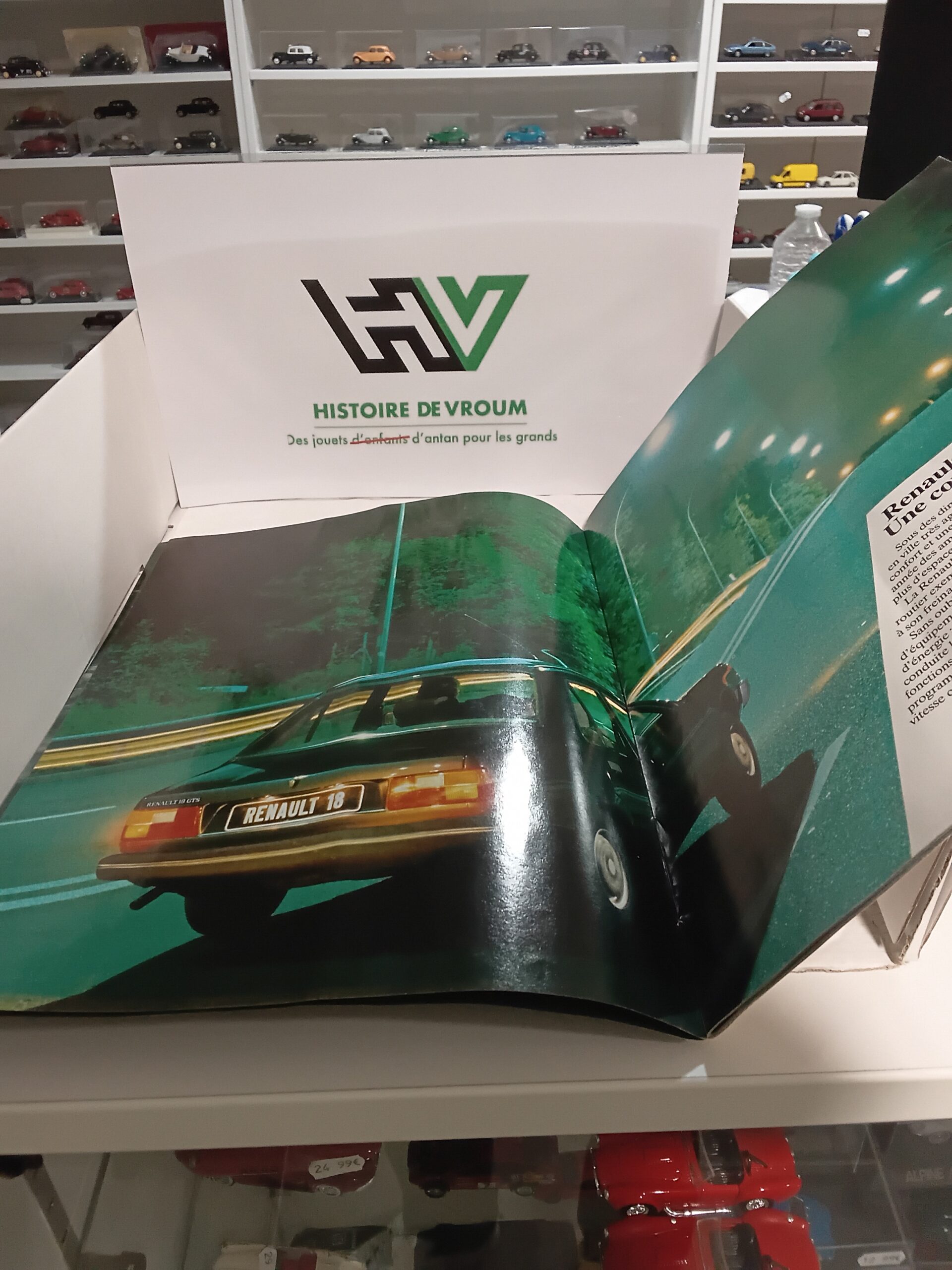 Brochure Commerciale Originale Renault 18 (R18) - Années 80 - Nuancier et Teintes – Image 4
