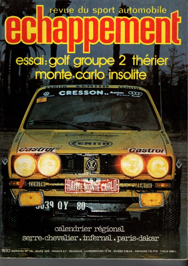 Echappement N°125 Mars 1979