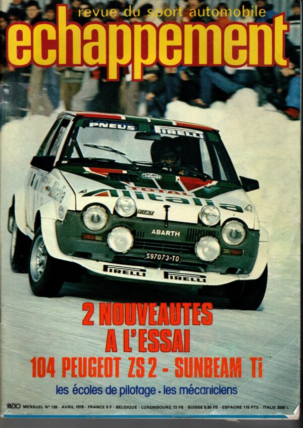 Echappement N°126 Avril 1979
