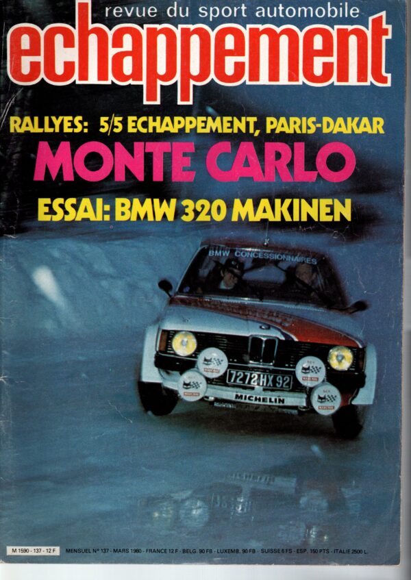 Echappement N°137 Mars 1980