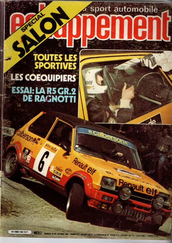 Echappement N°144 Octobre 1980