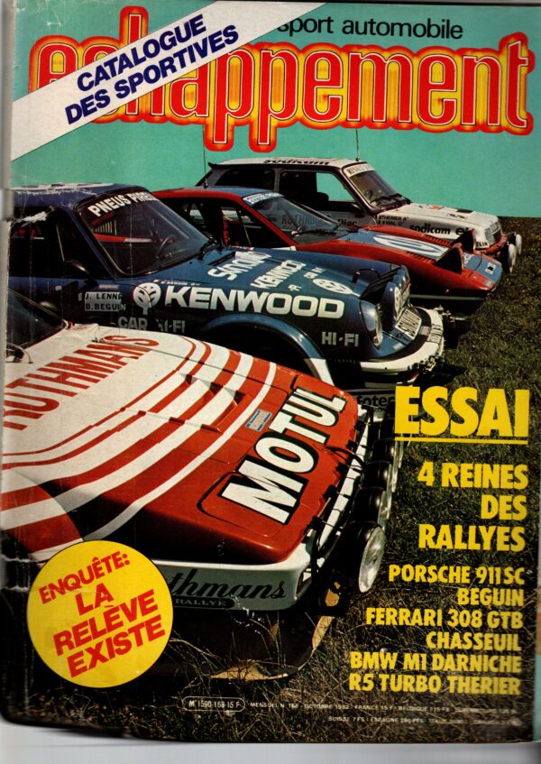 Echappement N°168 Octobre 1982