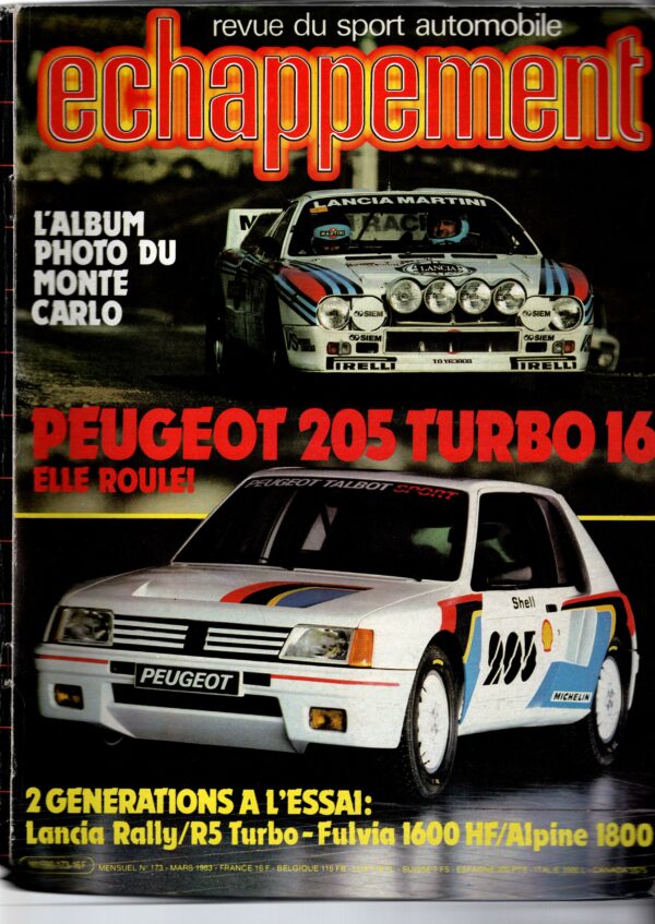 Echappement N°173 Mars 1983