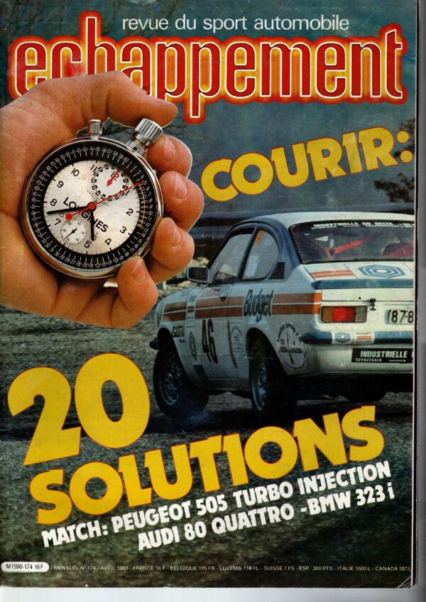 Echappement N°174 Avril 1983