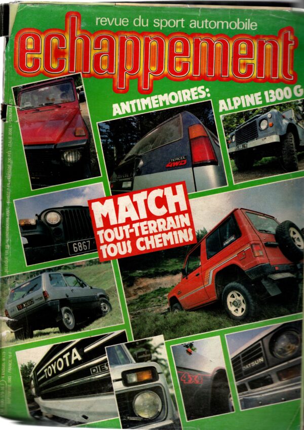 Echappement N°179 Septembre 1983