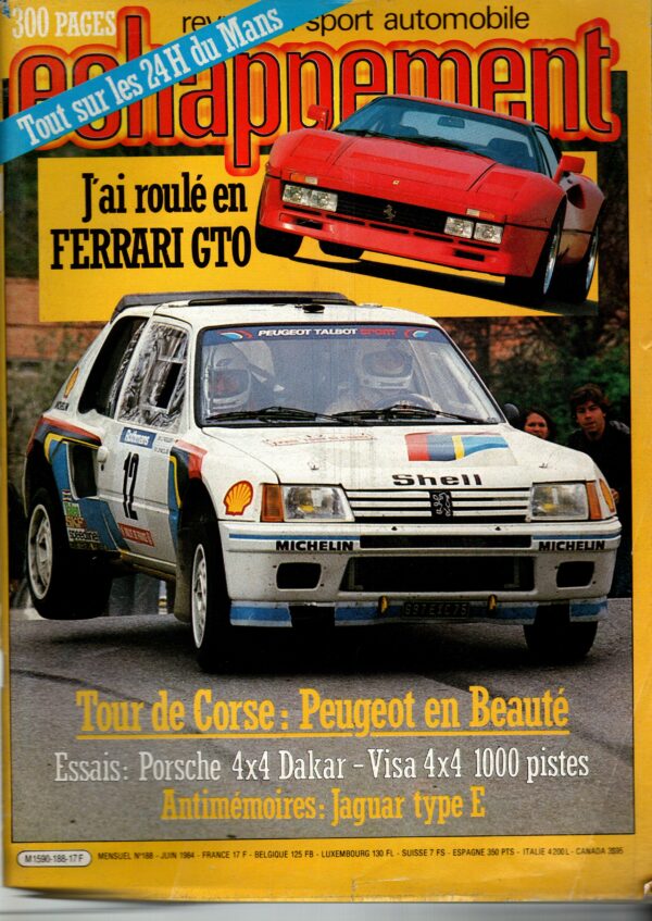Echappement N°188 Juin 1984