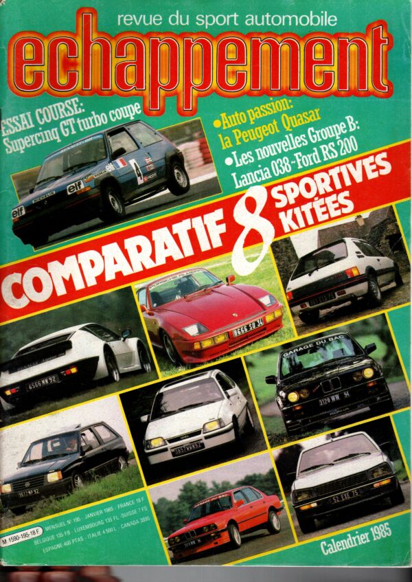 Echappement N°195 Janvier 1985