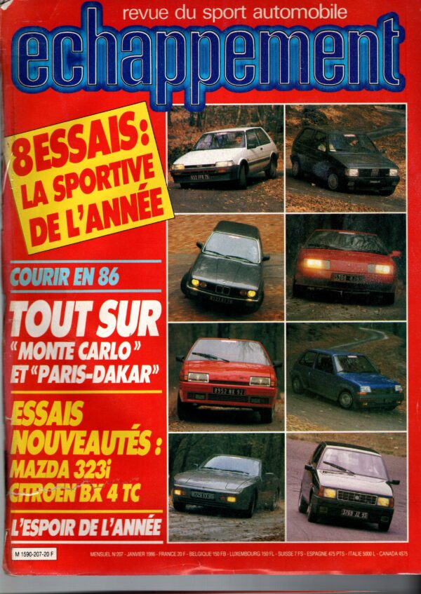 Echappement N°207 janvier 1986