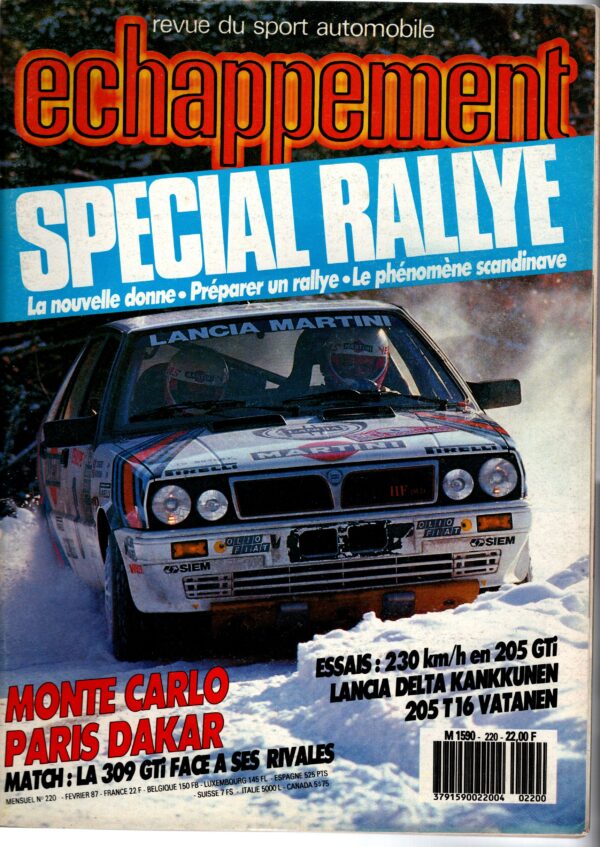 Echappement N°220 Février 1987