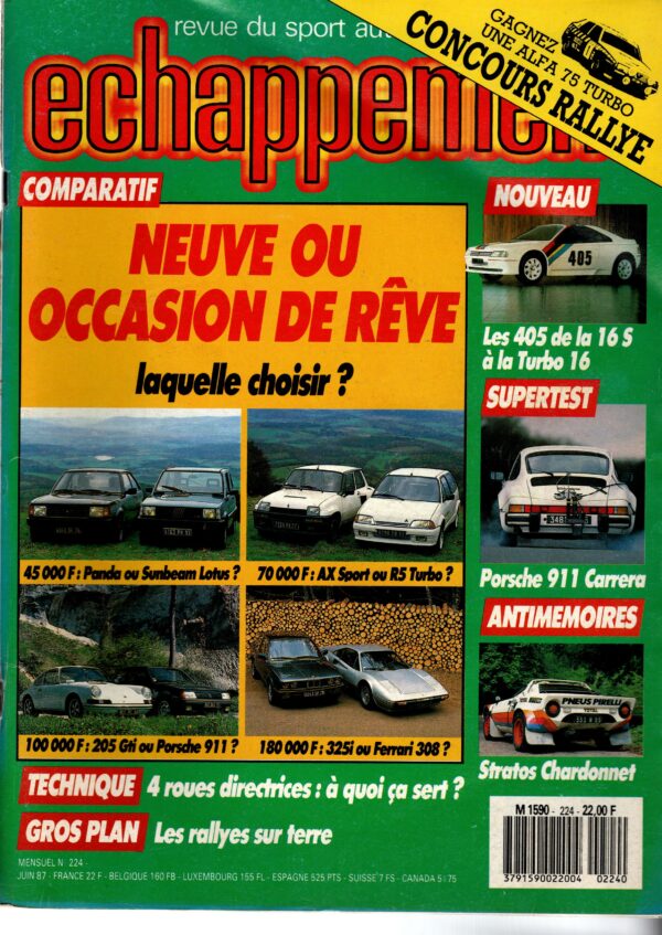 Echappement N°224 Juin 1987