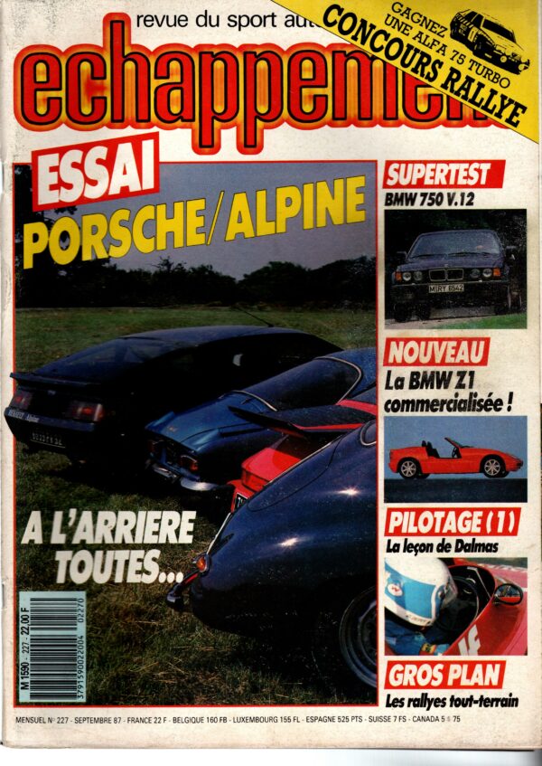 Echappement N°227 Septembre 1987