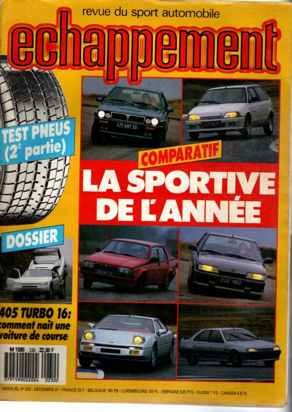 Echappement N°230 Décembre 1987