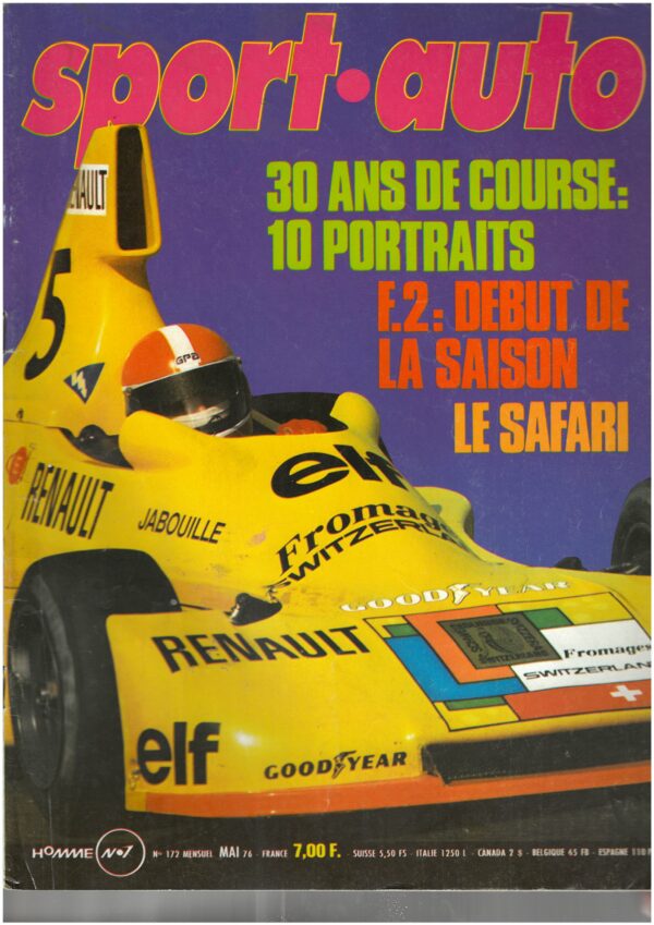 Sport Auto N°172 Mai 1976