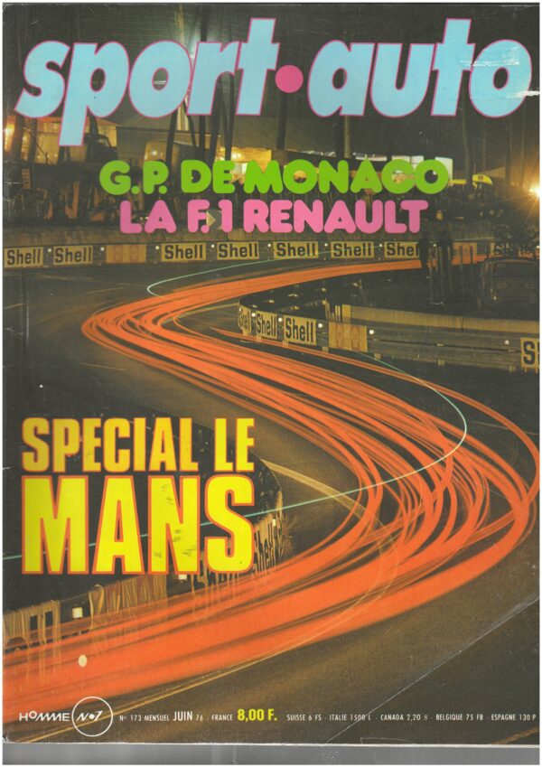 Sport Auto N°173 Juin 1973