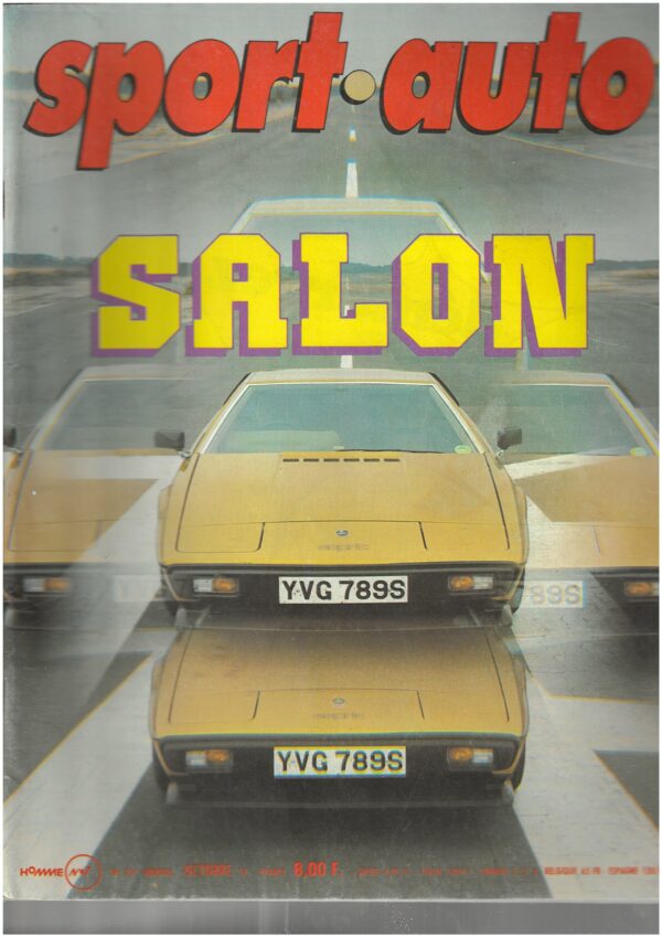 Sport Auto N°201 Octobre 1978