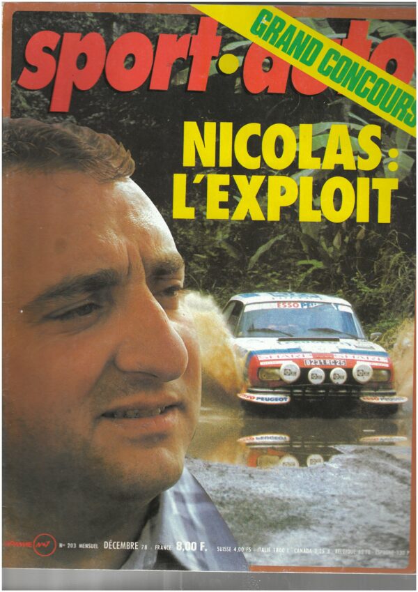 Sport Auto N°203 Décembre 203