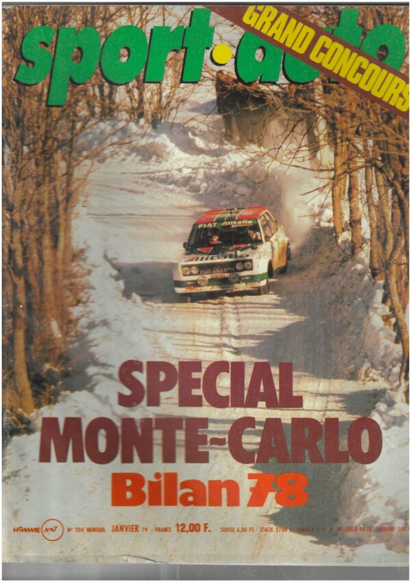 Sport Auto N°204 Janvier 1979