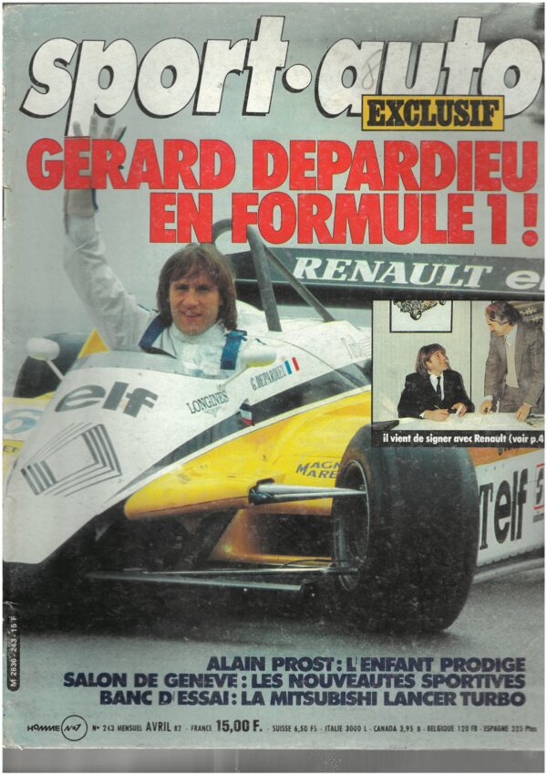 Sport Auto N°243 Avril 1982