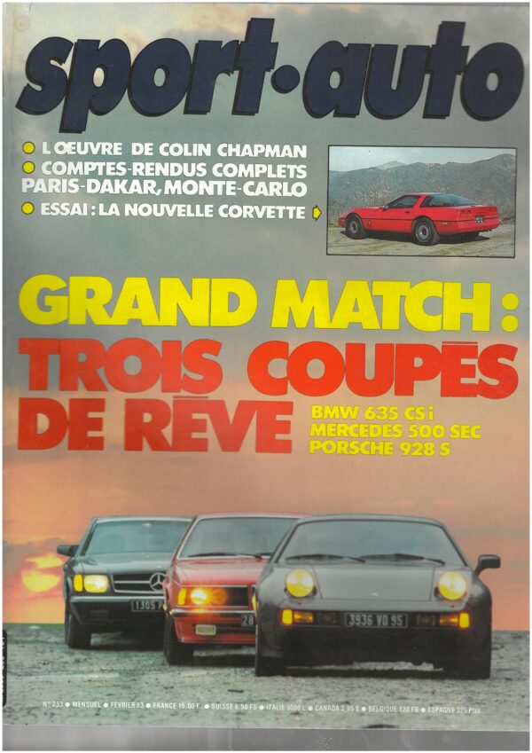 Sport Auto N°253 Février 1983