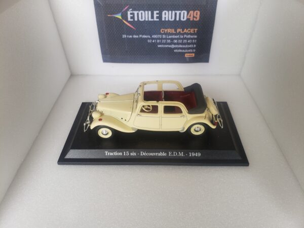 Citroën - Traction 15 six - Découvrable E.D.M. - 1949
