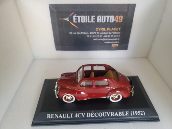 Renault - 4CV Découvrable - 1952