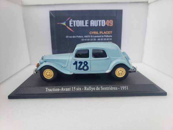 Citroën - Traction Avant 15 six - Rallye de Sestrières - 1951