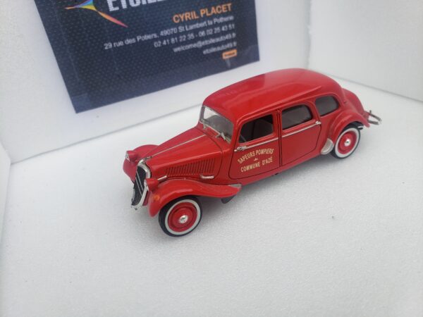Citroën - Traction 11 cv Familiale "Sapeurs Pompiers d'Azé" - 1934 – Image 2