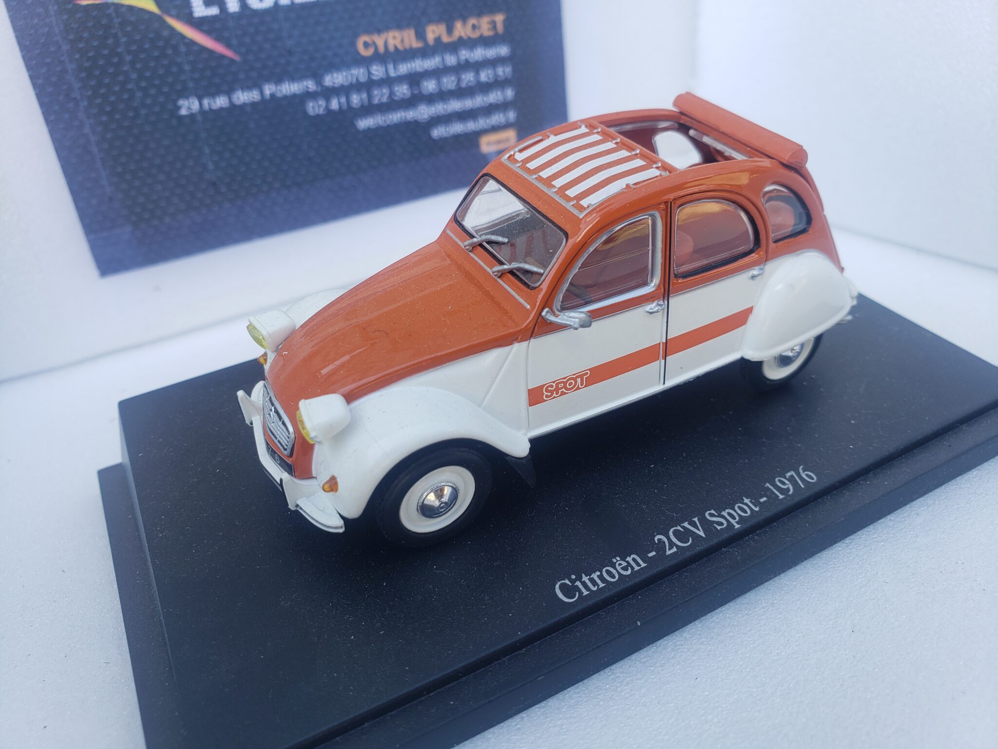 Collection Hachette Citroën 2CV Spot échelle 1/6 - Packs 1,3,4,5,6,7,8 - Neuf
