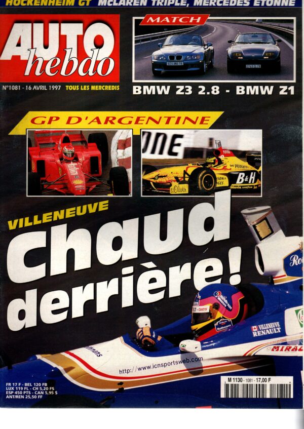 Auto Hebdo N°1081 - 16 avril 1997
