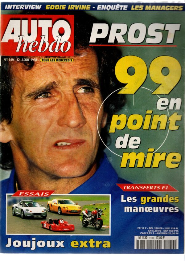 Auto Hebdo N°1149 - 12 août 1998