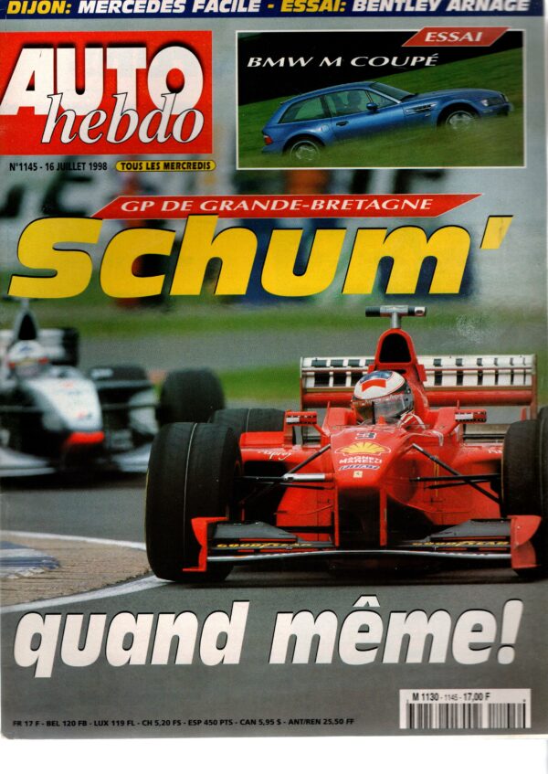Auto Hebdo N°1145 - 16 juillet 1998