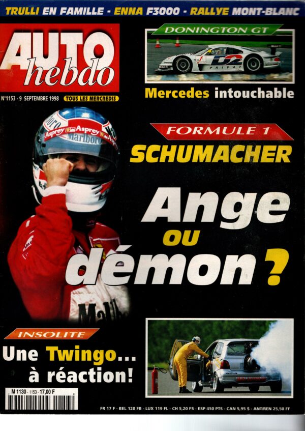 Auto Hebdo N°1153 - 9 septembre 1998