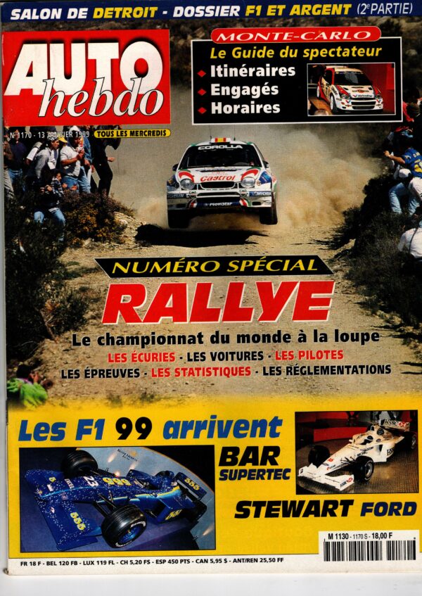 Auto Hebdo N°1170 - 13 janvier 1999