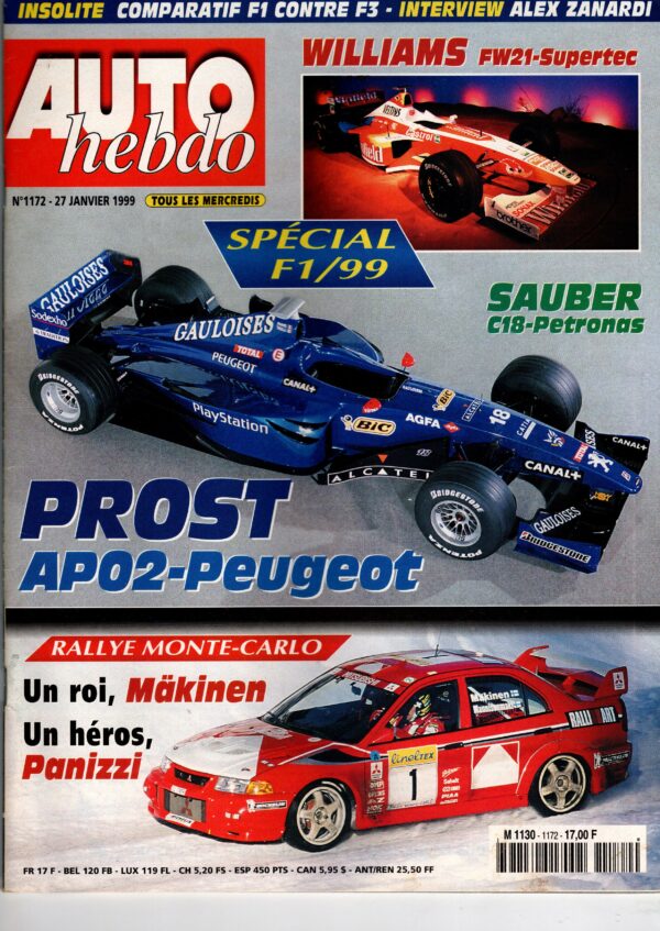 Auto Hebdo N°1172 - 27 janvier 1999