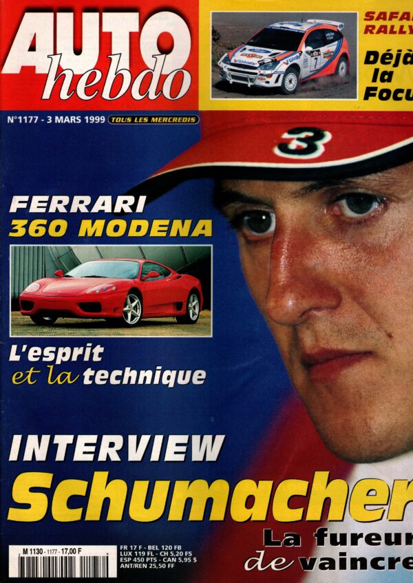 Auto Hebdo N°1177 - 3 mars 1999