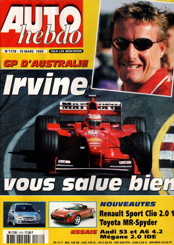 Auto Hebdo N°1178 - 10 mars 1999