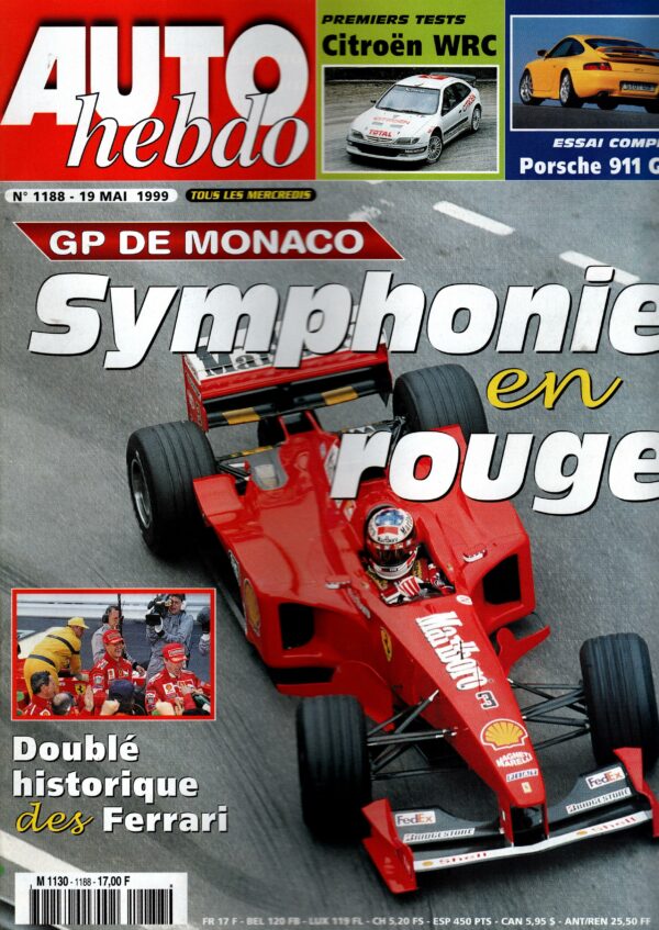 Auto Hebdo N°1188 - 19 mai 1999