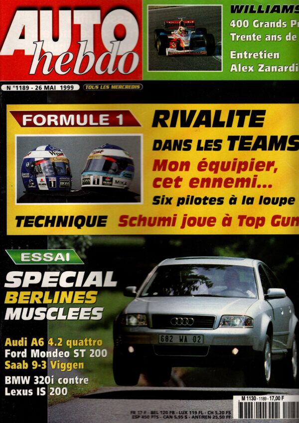 Auto Hebdo N°1189 - 26 mai 1999