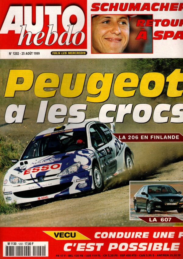 Auto Hebdo N°1202 - 25 août 1999