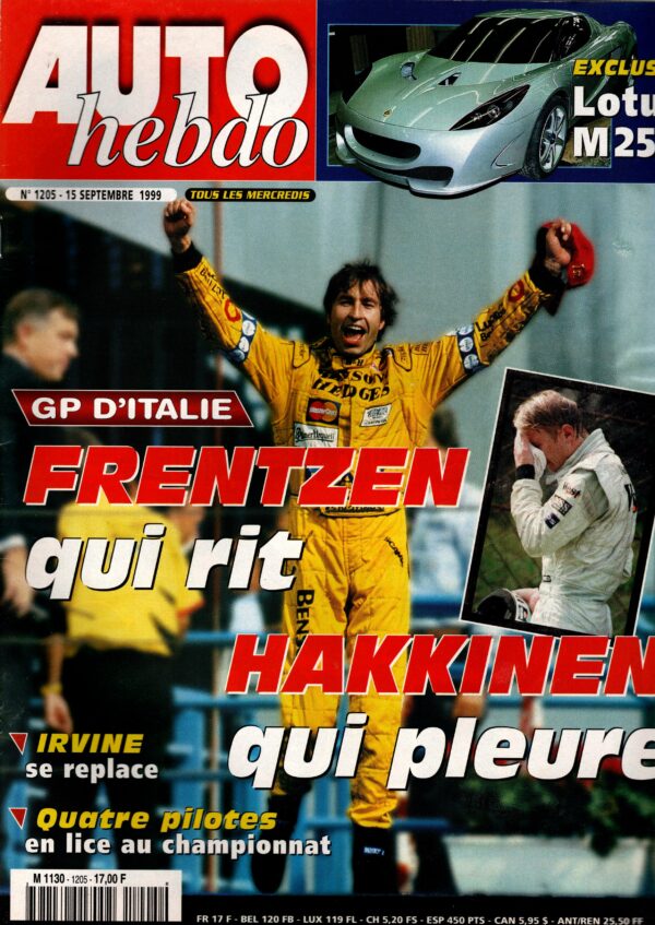 Auto Hebdo N°1205 - 15 septembre 1999
