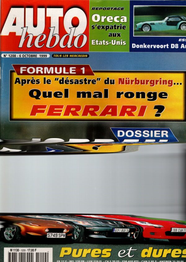 Auto Hebdo N°1208 - 6 octobre 1999