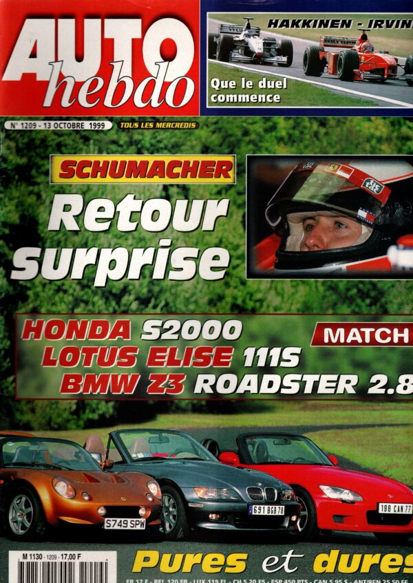 Auto Hebdo N°1209 - 13 octobre 1999