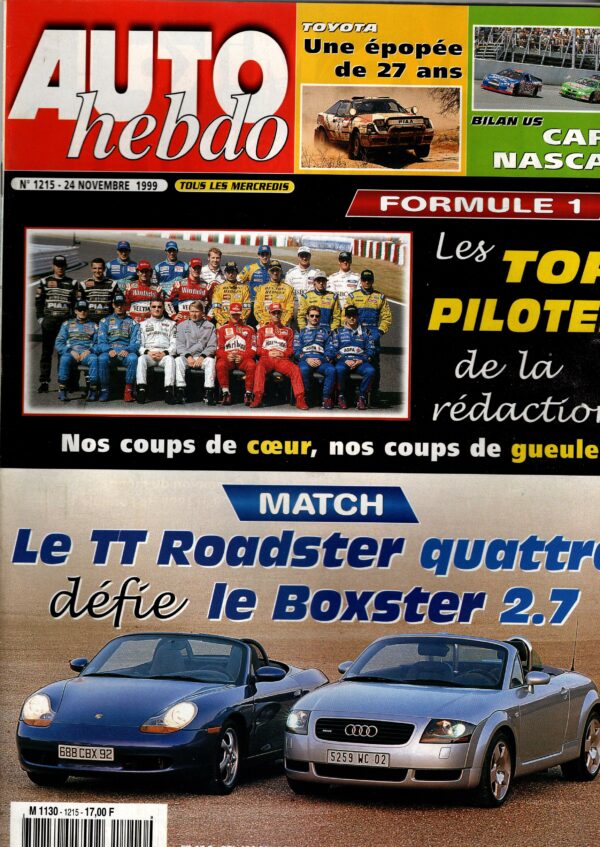 Auto Hebdo N°1215 - 24 novembre 1999