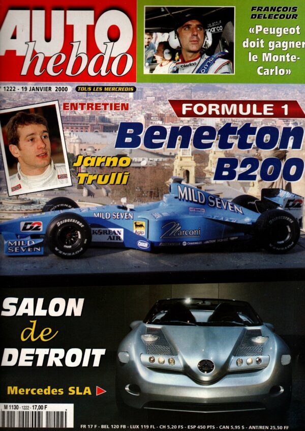 Auto Hebdo N°1222 - 19 janvier 2000