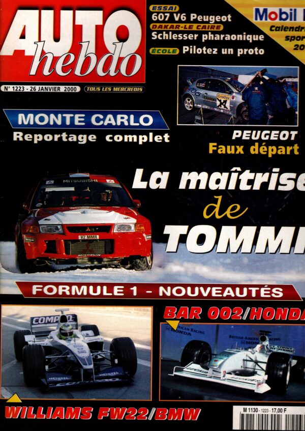 Auto Hebdo N°1223 - 26 janvier 2000