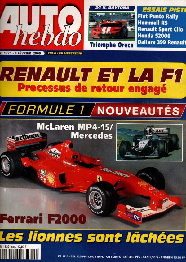 Auto Hebdo N°1225 - 9 février 2000
