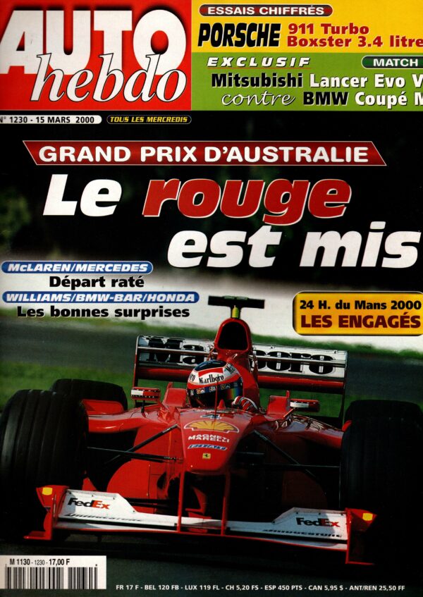 Auto Hebdo N°1230 - 15 mars 2000